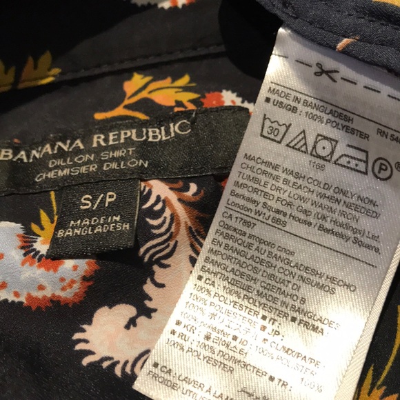 Banana Republic Dillon Enid Shirt; size small - Picture 9 of 10